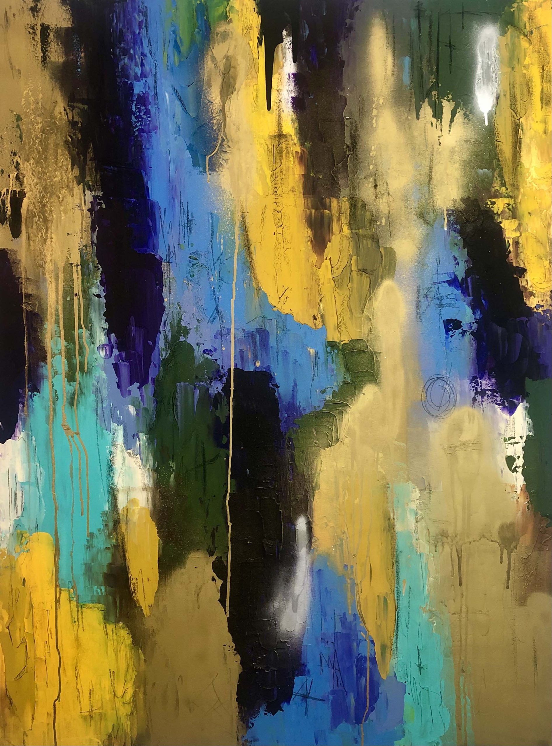 02 - SALVAS - 36X48 TABLEAU 1 PAINTING SAMPLE - Olivier Salvas 02 - SALVAS - 36X48 TABLEAU 1 PAINTING SAMPLE - Olivier Salvas