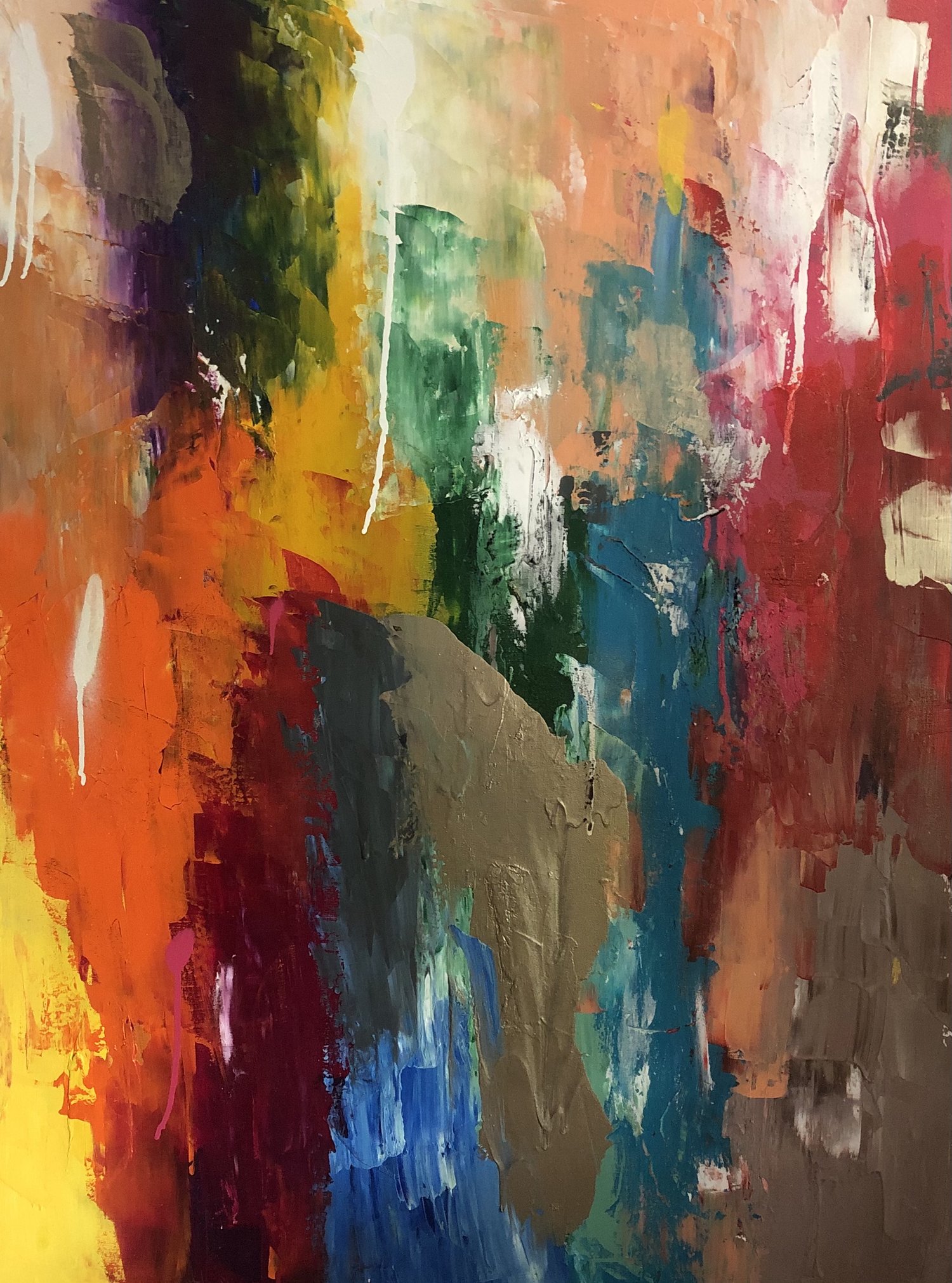 Salvas - Welcome to the Ball - Acrylic - 36X48 - 2160 - Olivier Salvas Salvas - Welcome to the Ball - Acrylic - 36X48 - 2160 - Olivier Salvas