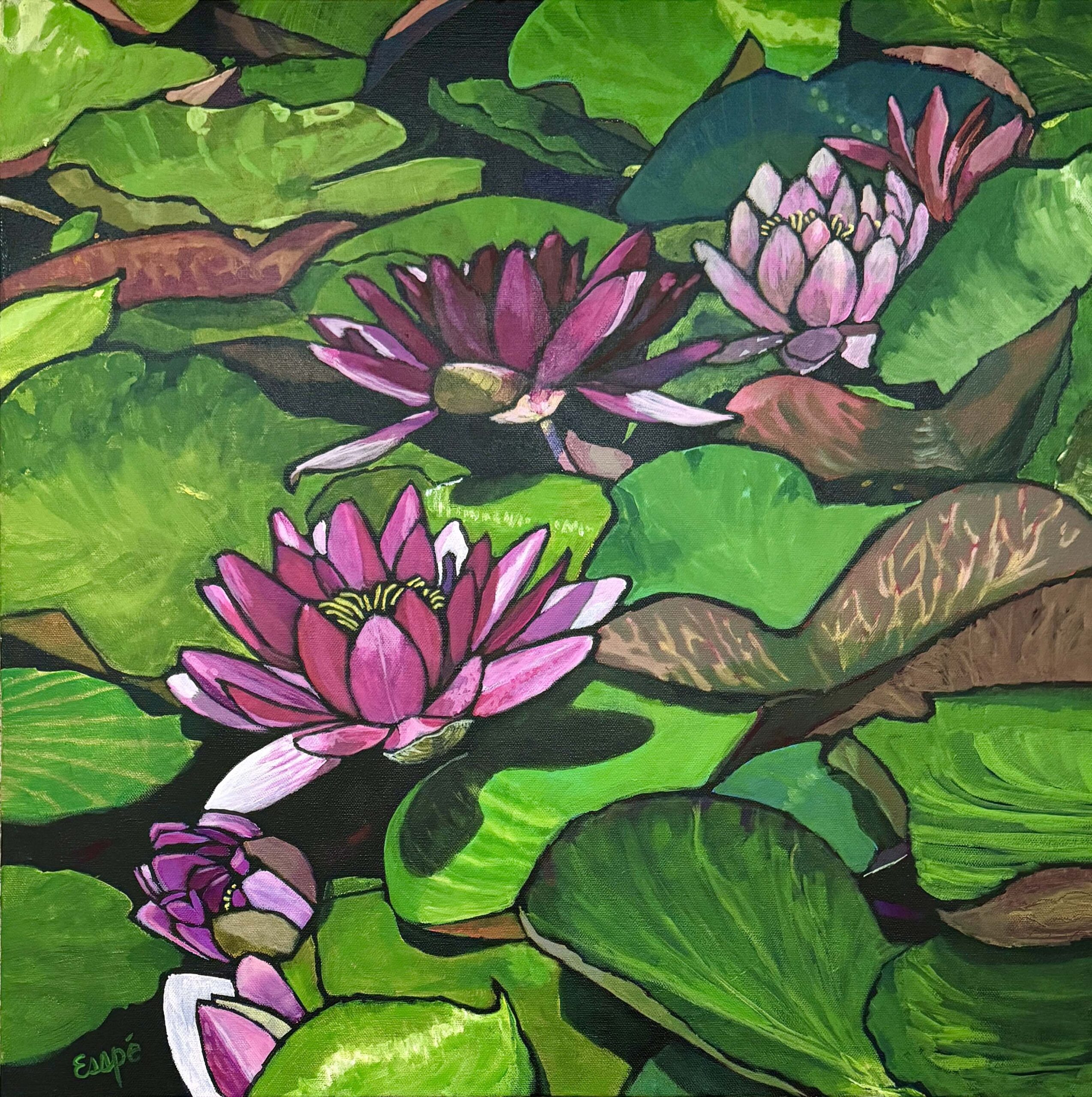 Let it Bloom 24x24 by Sylvie Peltier - Esspé 750 - Sylvie Peltier copie