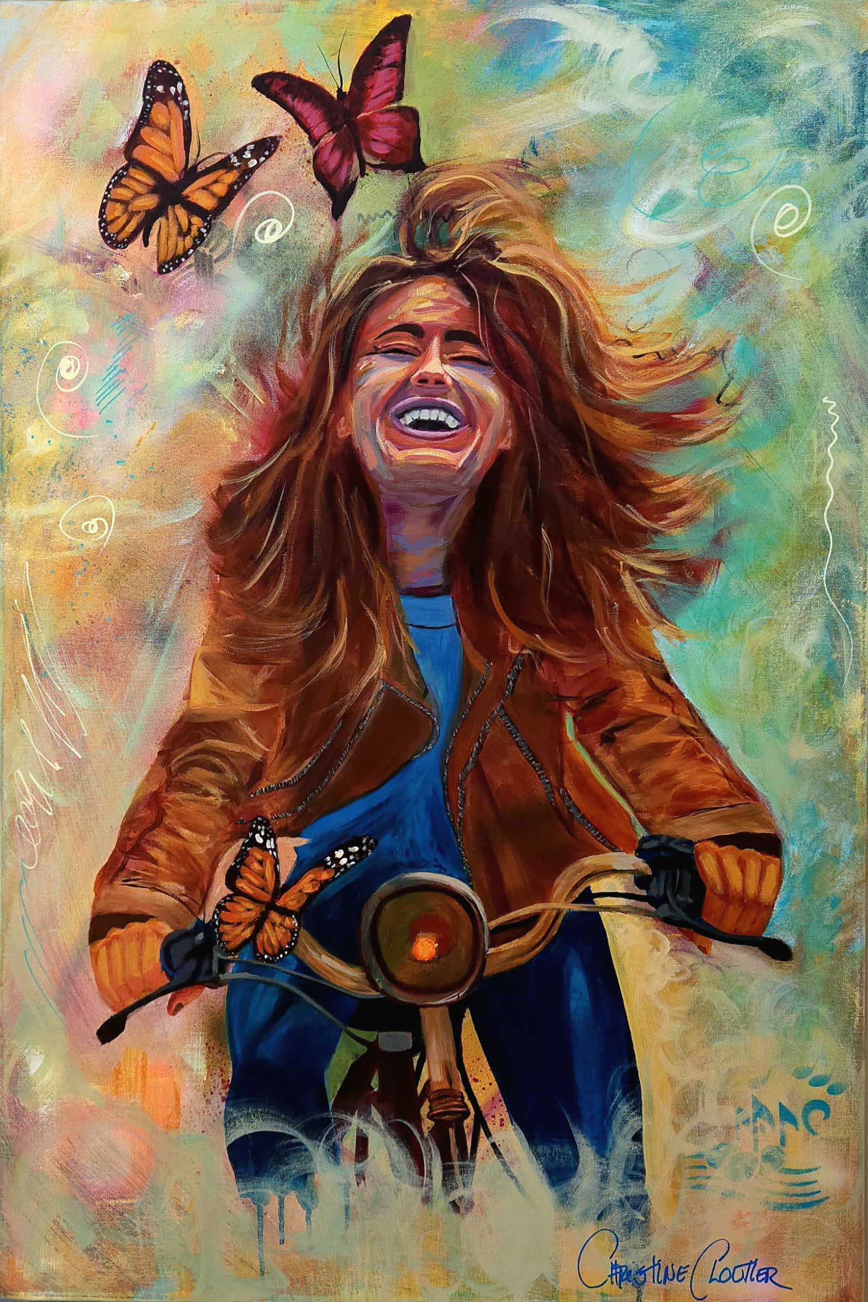 P1_A Taste of Freedom_36 x 24 oil on mixed media - Creative Power